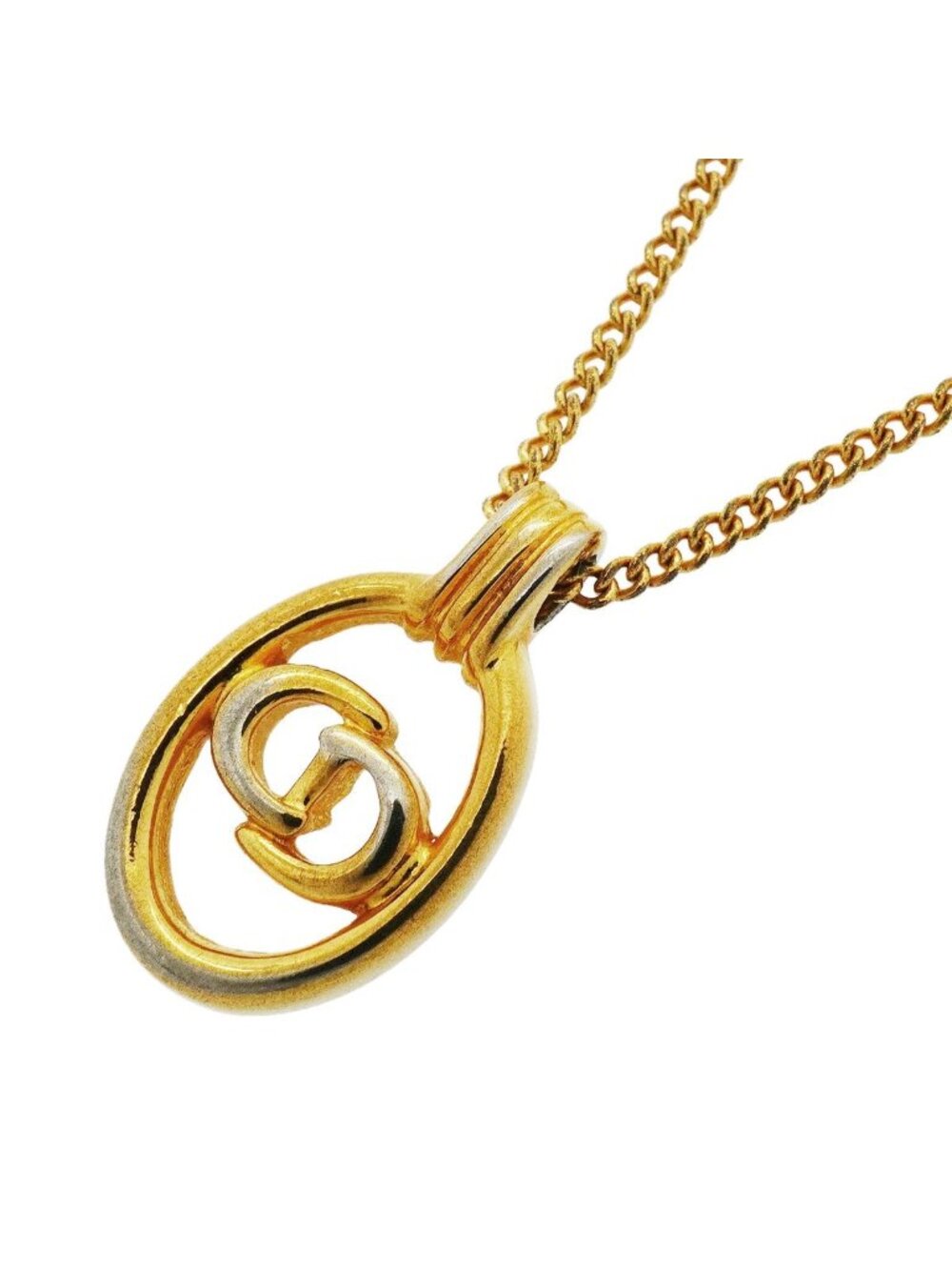 Dior Necklace CD Logo Gold Plated
